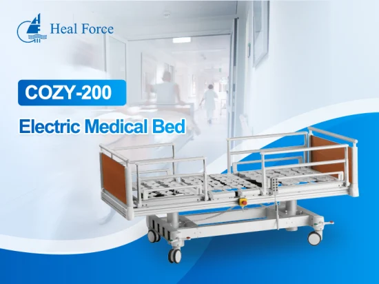 Fornitura medica 5 funzioni Letto per infermieri elettrico per assistenza domiciliare Letto per ospedale elettrico multifunzione Letto per assistenza domiciliare Heal Force